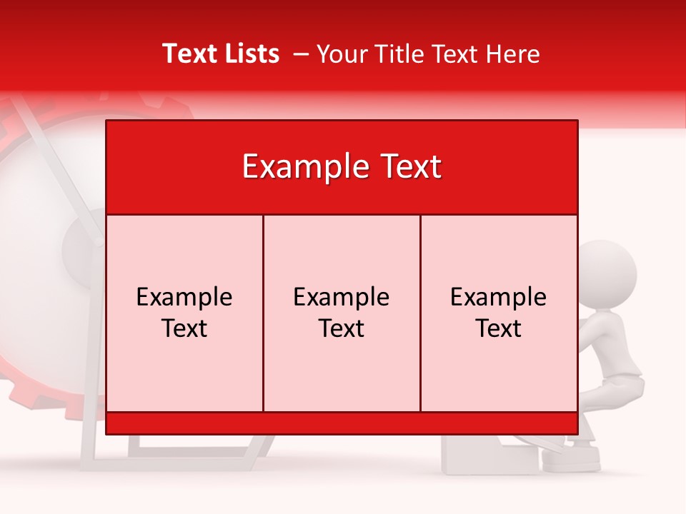 People Man Pinion PowerPoint Template