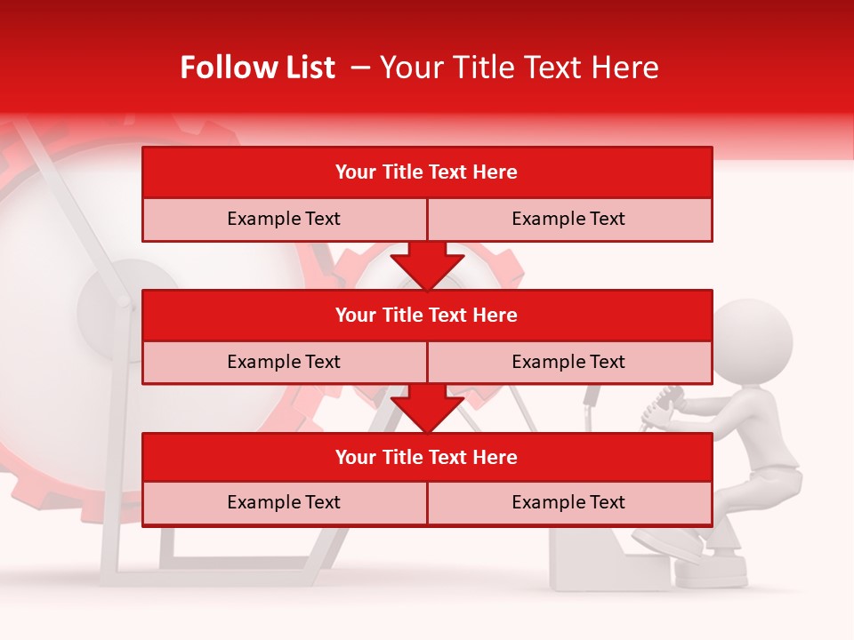 People Man Pinion PowerPoint Template