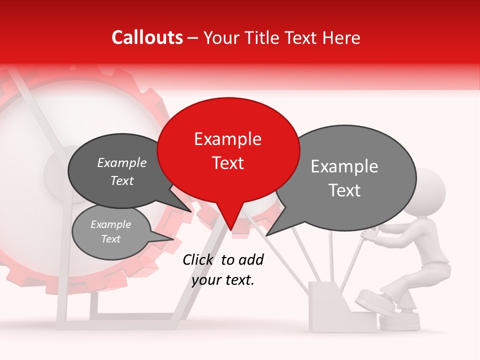 People Man Pinion PowerPoint Template