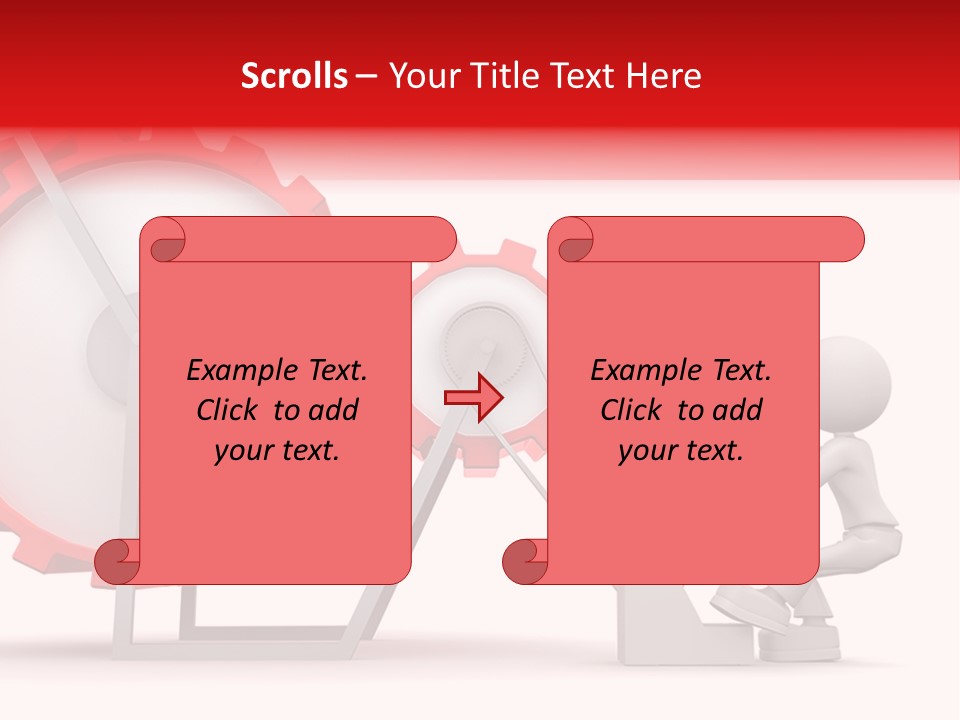 People Man Pinion PowerPoint Template