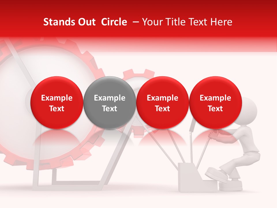 People Man Pinion PowerPoint Template