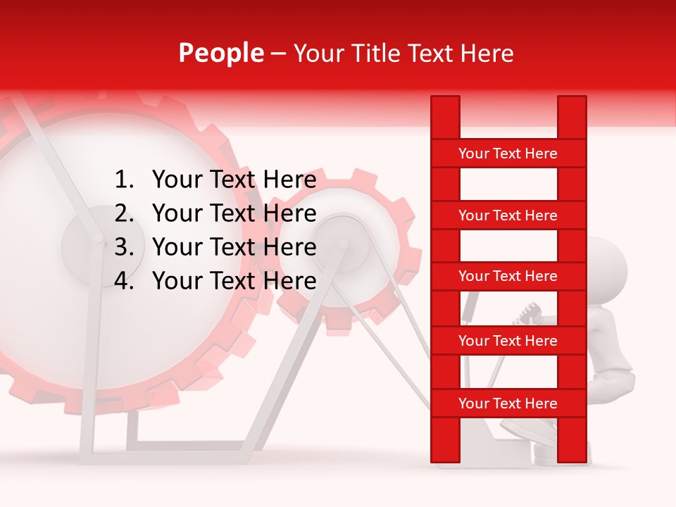 People Man Pinion PowerPoint Template