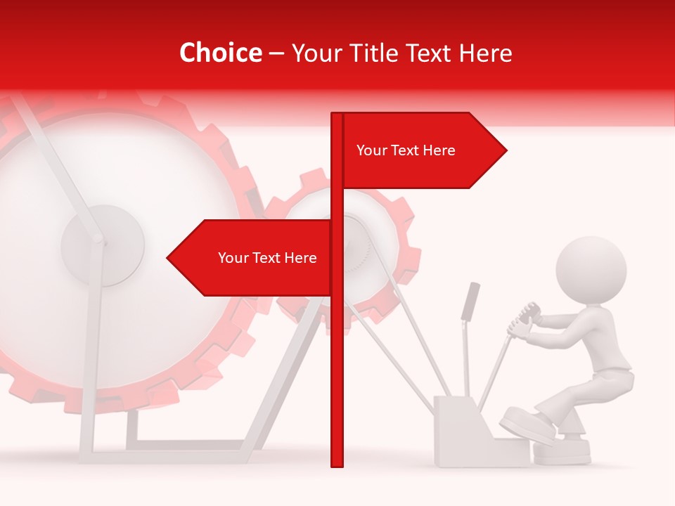 People Man Pinion PowerPoint Template
