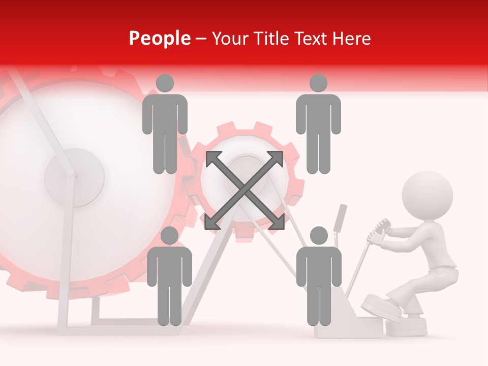 People Man Pinion PowerPoint Template
