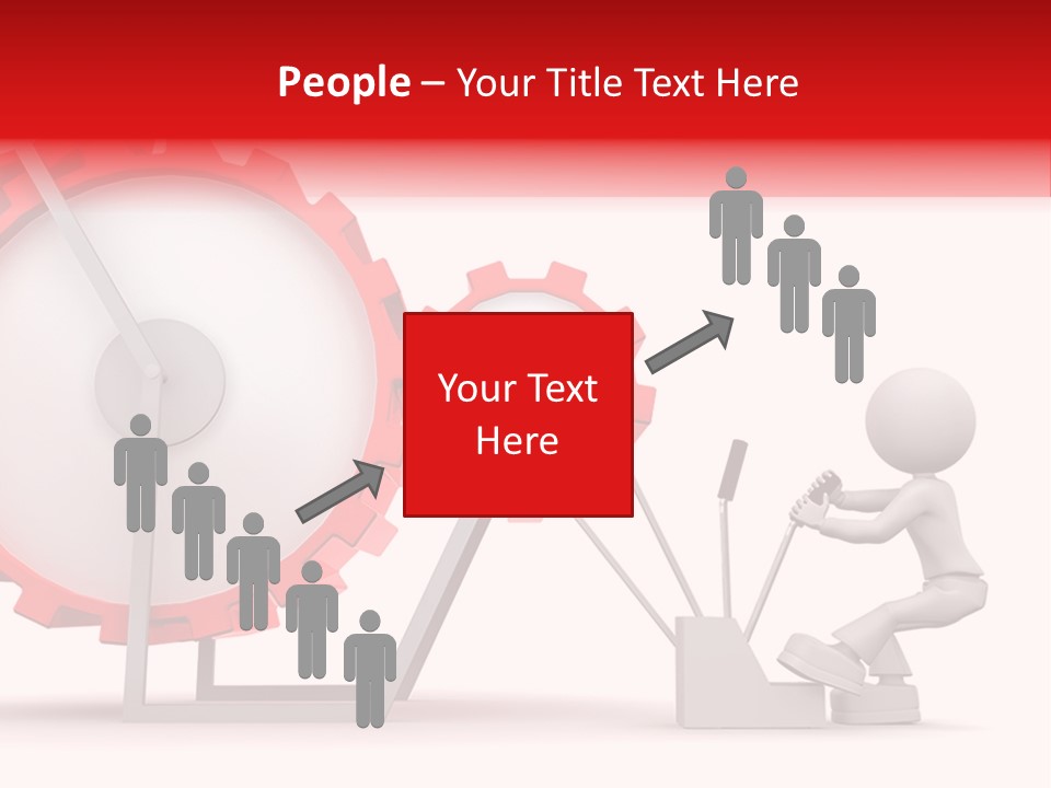 People Man Pinion PowerPoint Template