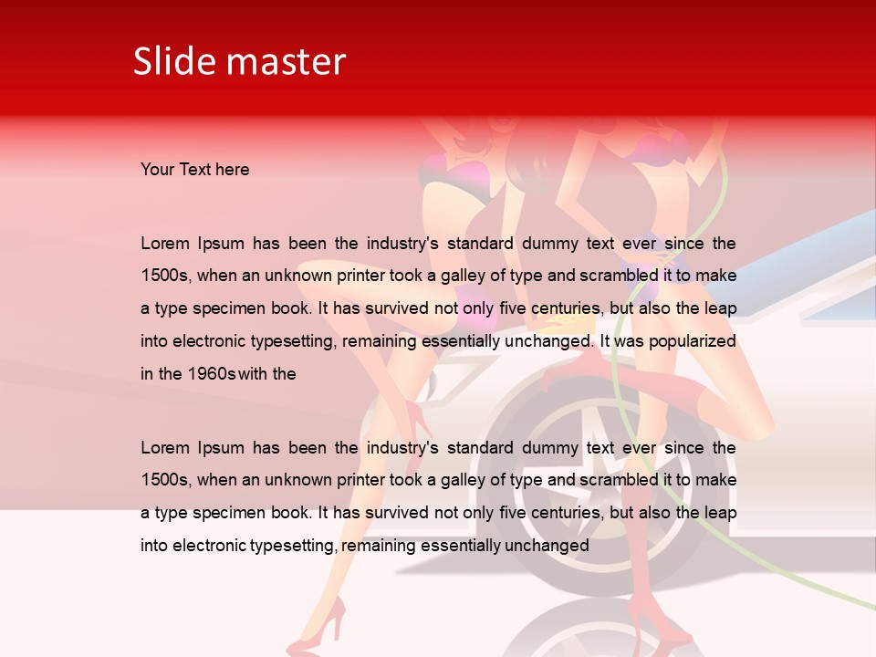 Management Figure Table PowerPoint Template