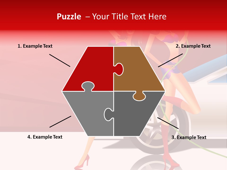 Management Figure Table PowerPoint Template