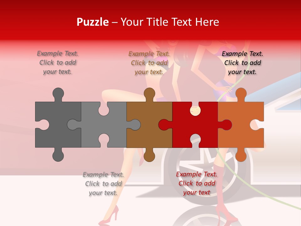 Management Figure Table PowerPoint Template