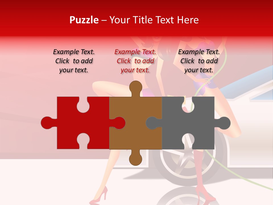 Management Figure Table PowerPoint Template
