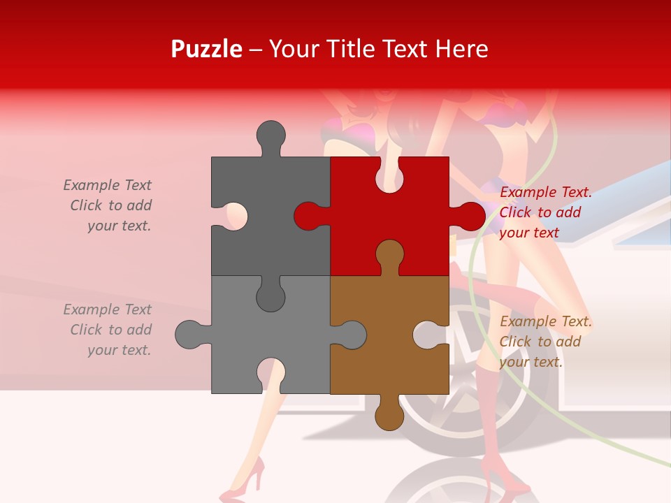 Management Figure Table PowerPoint Template