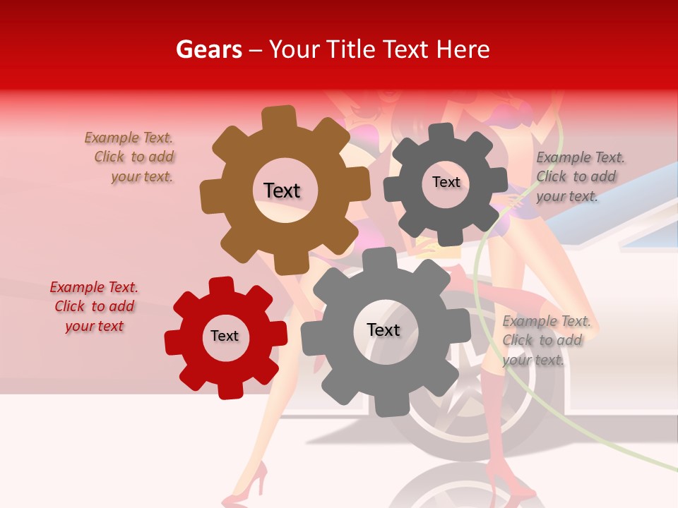 Management Figure Table PowerPoint Template