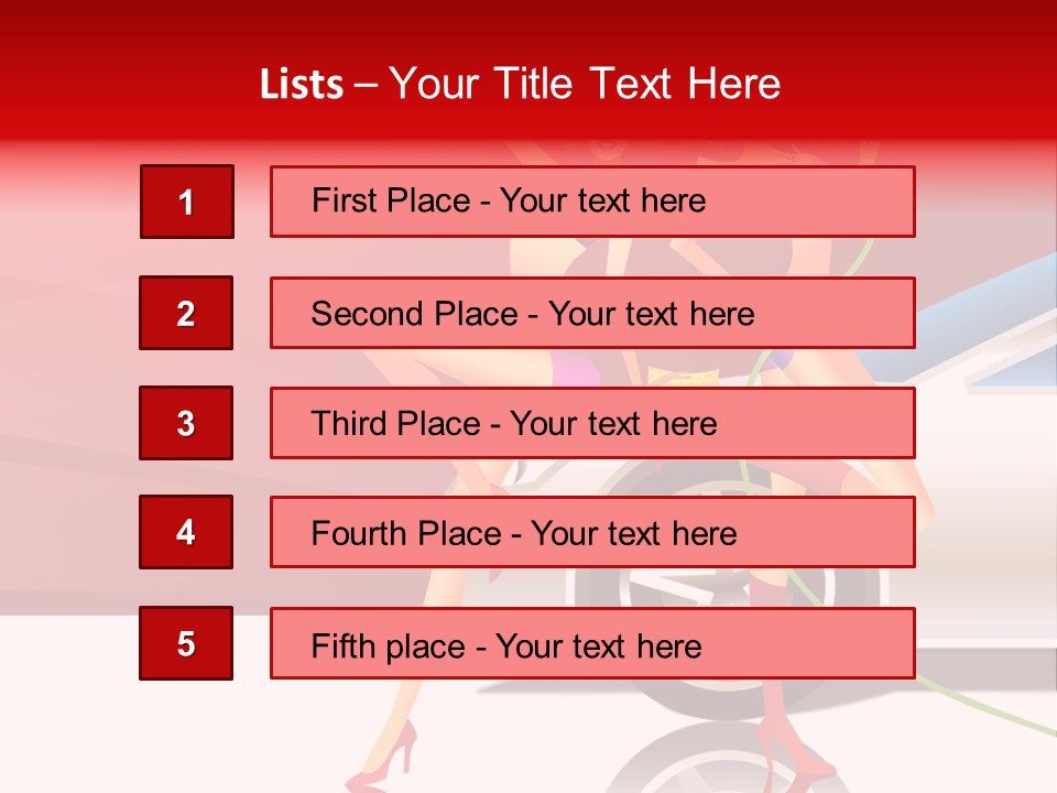 Management Figure Table PowerPoint Template