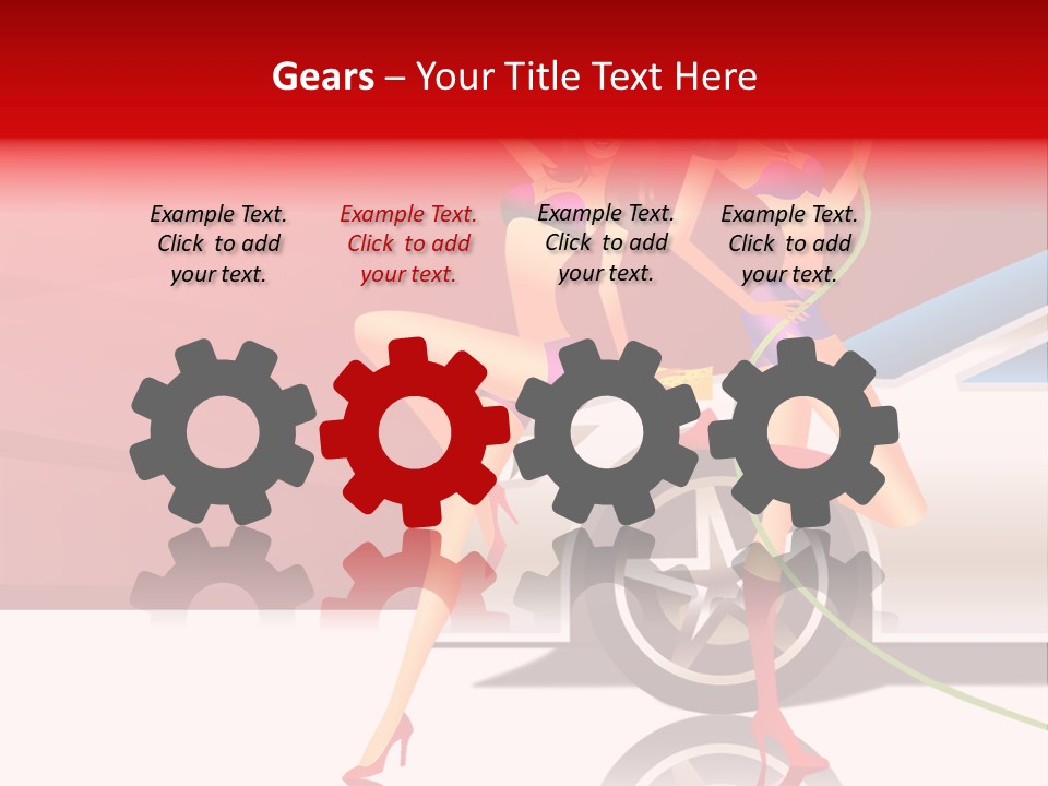 Management Figure Table PowerPoint Template