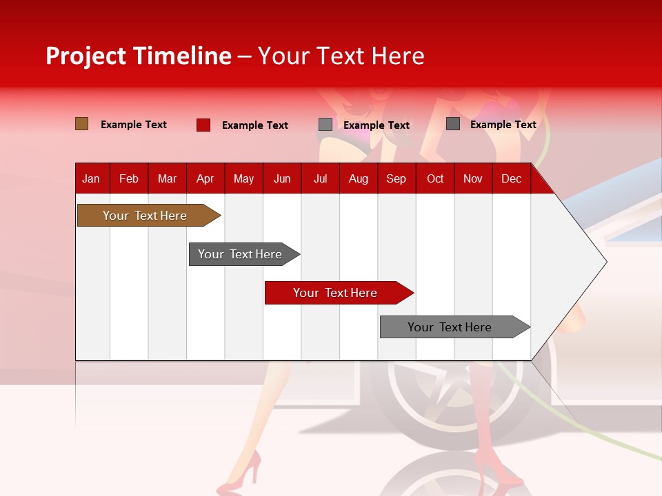 Management Figure Table PowerPoint Template