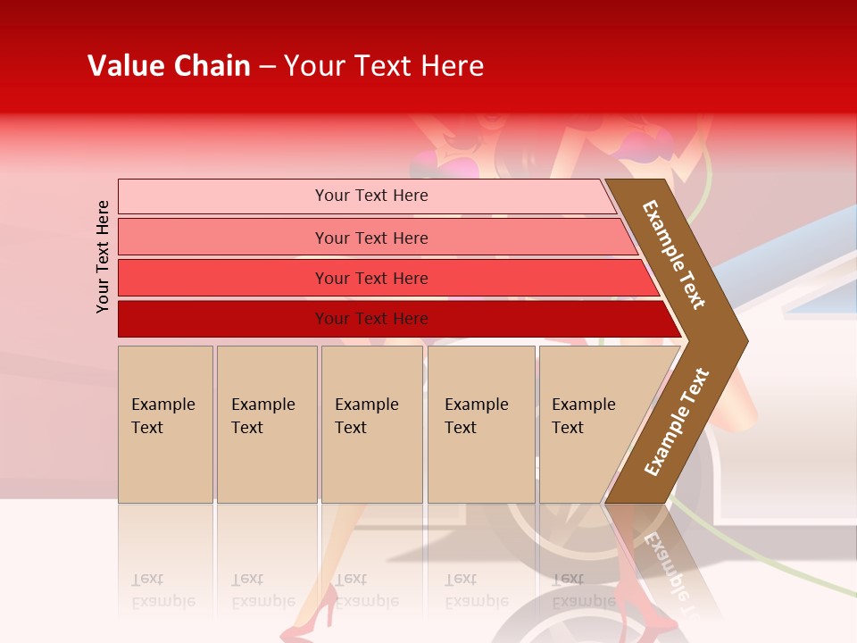 Management Figure Table PowerPoint Template