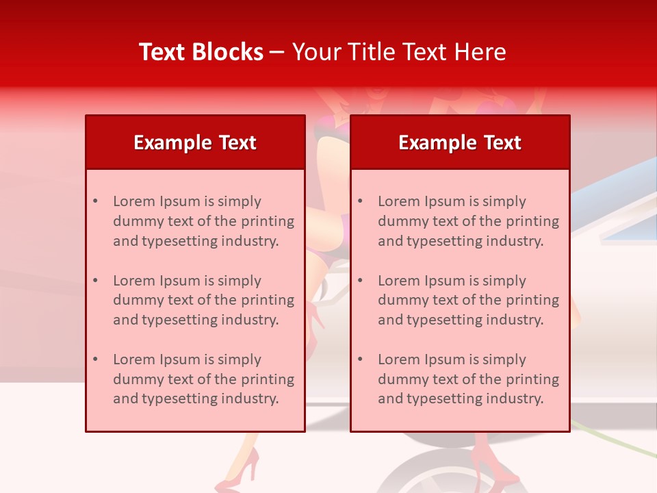 Management Figure Table PowerPoint Template