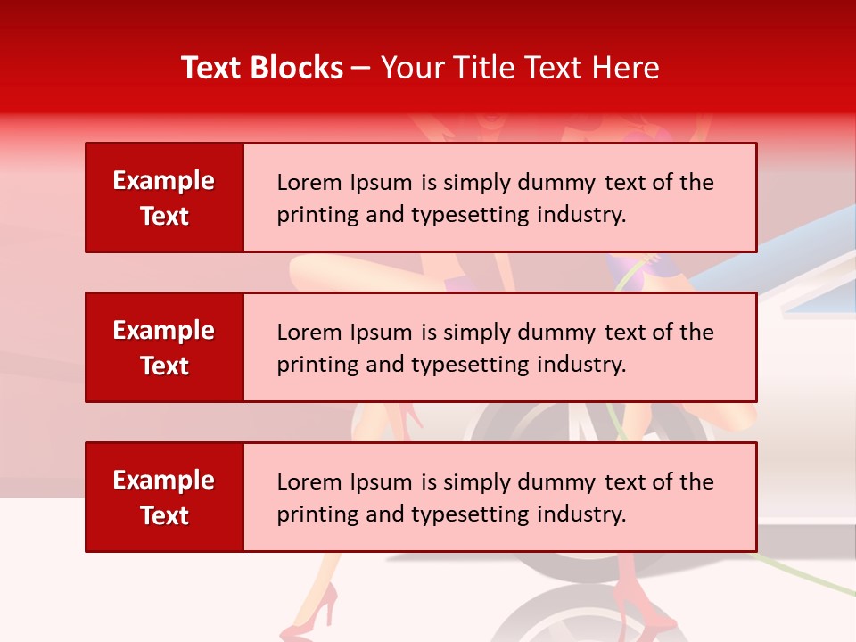 Management Figure Table PowerPoint Template