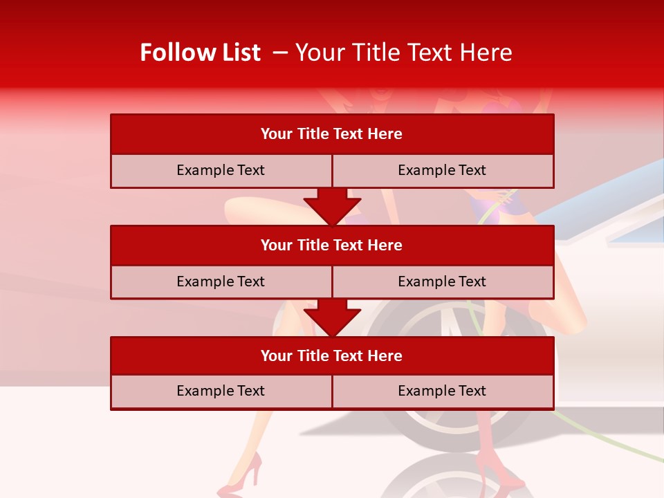 Management Figure Table PowerPoint Template