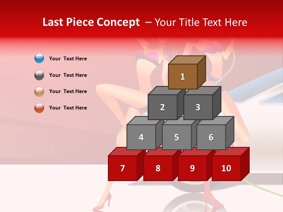 Management Figure Table PowerPoint Template