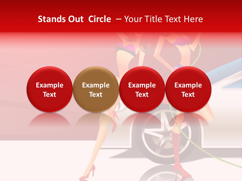 Management Figure Table PowerPoint Template