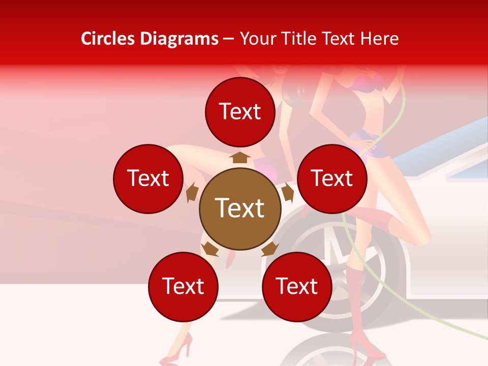 Management Figure Table PowerPoint Template
