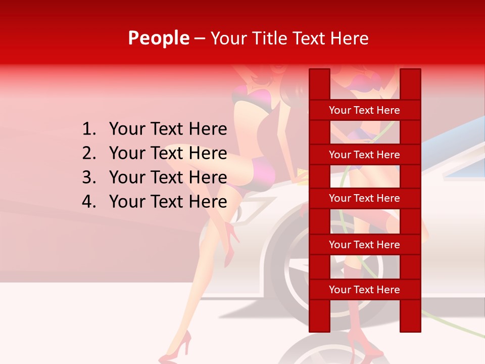Management Figure Table PowerPoint Template