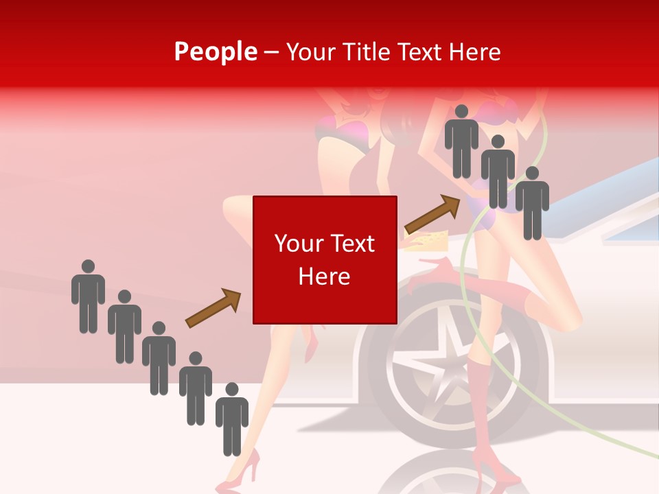 Management Figure Table PowerPoint Template