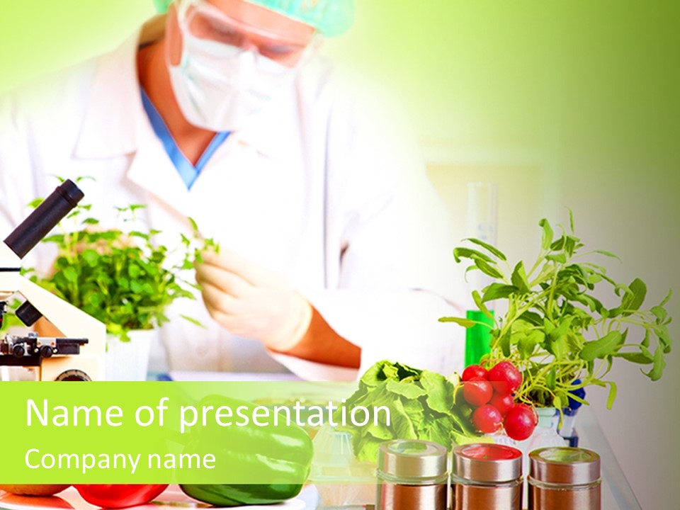 Red Discovery Chemical PowerPoint Template