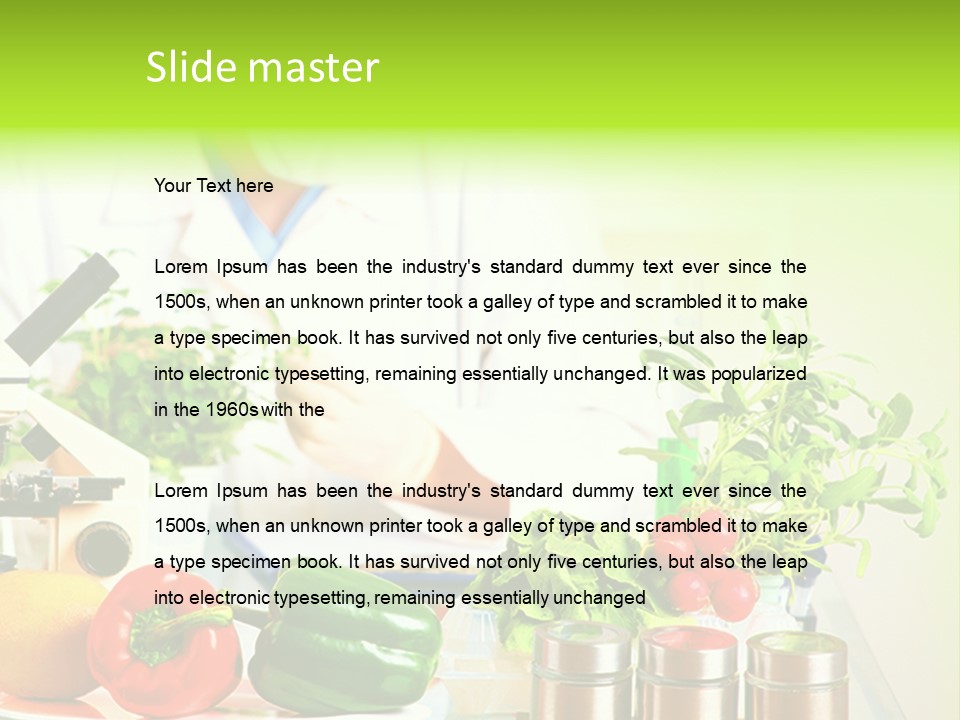 Red Discovery Chemical PowerPoint Template