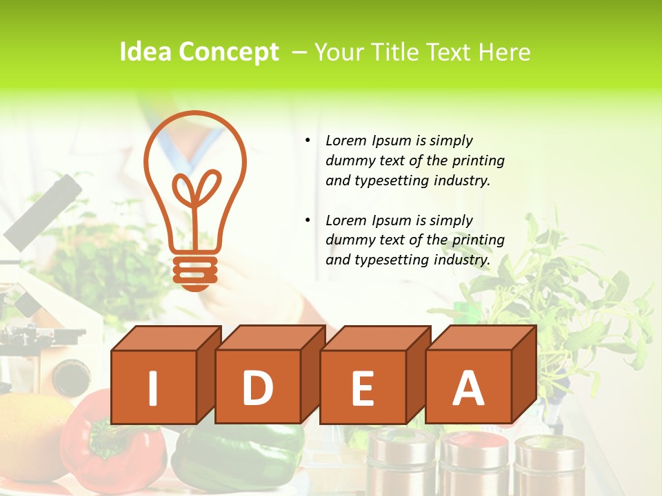 Red Discovery Chemical PowerPoint Template