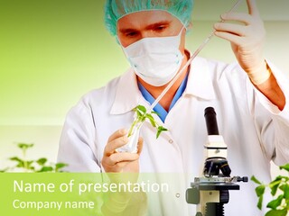 Food Scientific Exam PowerPoint Template