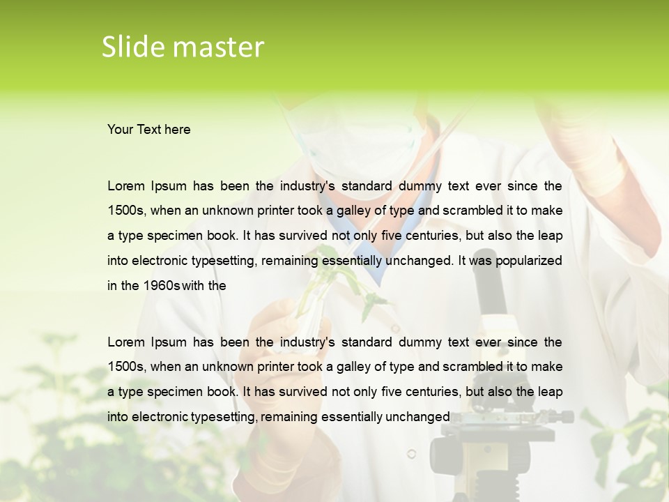 Food Scientific Exam PowerPoint Template