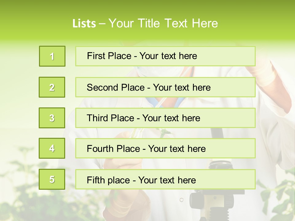 Food Scientific Exam PowerPoint Template