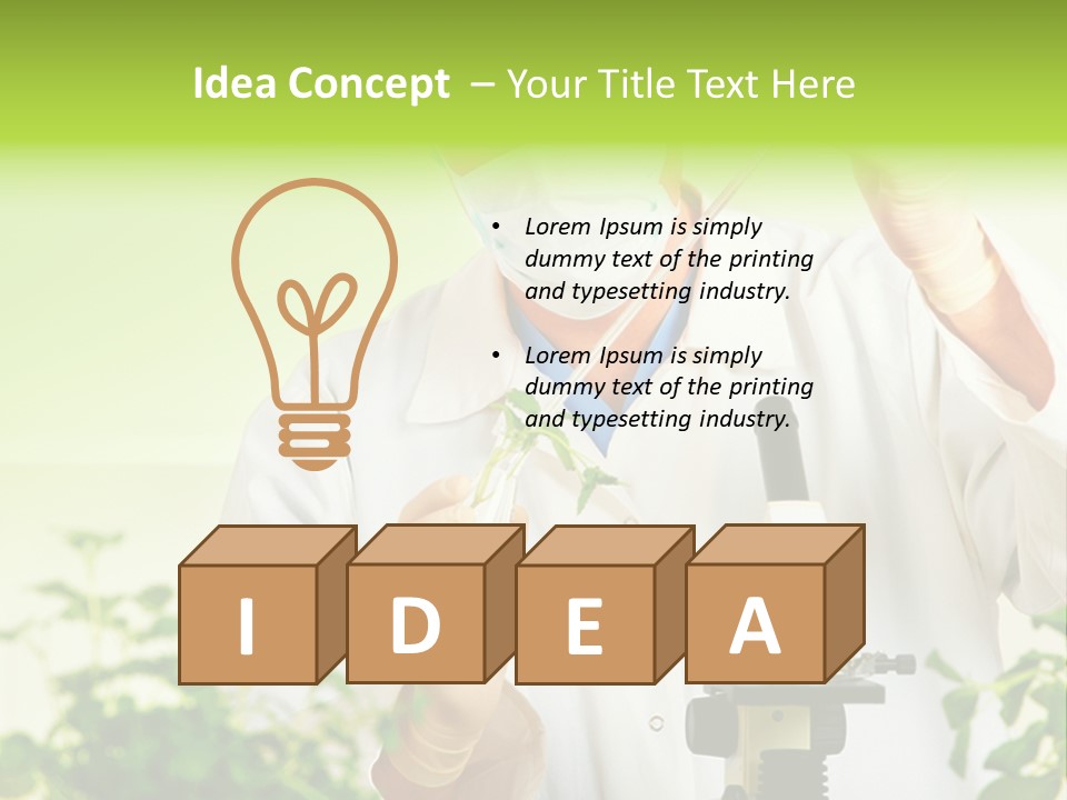 Food Scientific Exam PowerPoint Template