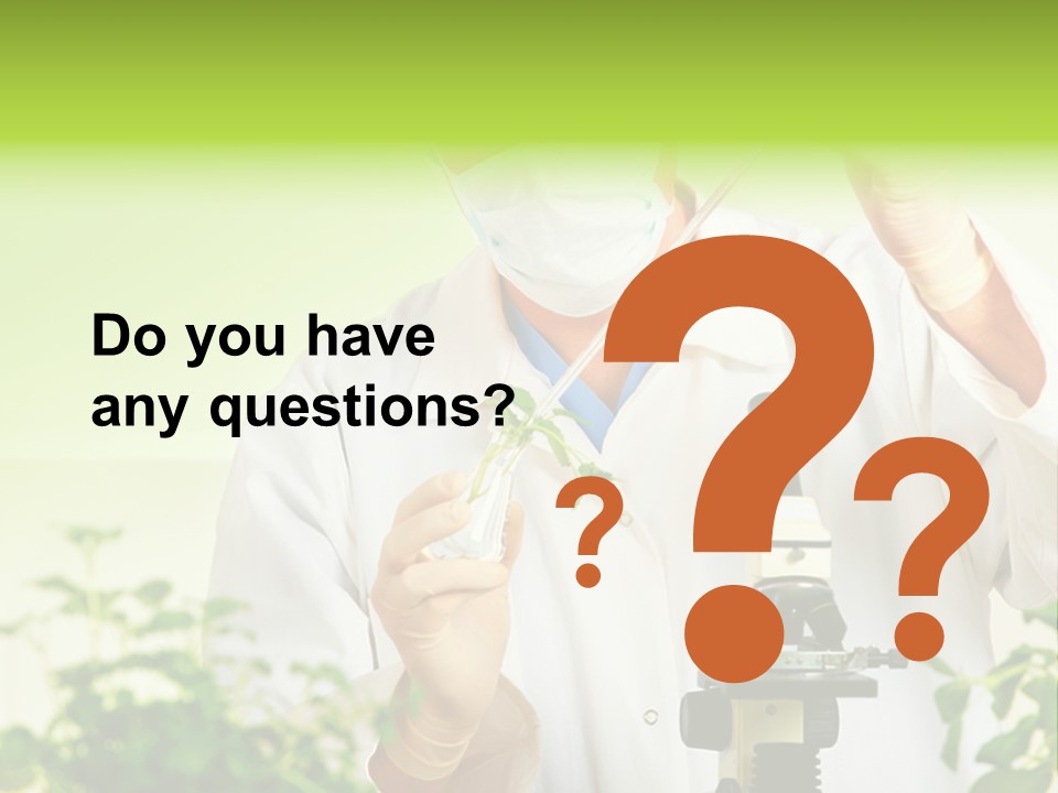 Food Scientific Exam PowerPoint Template