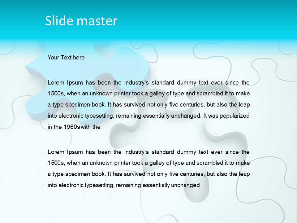 Symbol Assemble Brain PowerPoint Template