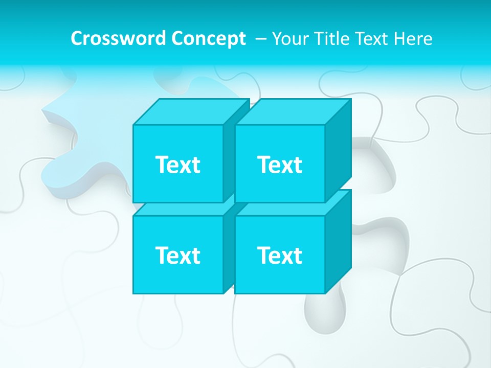 Symbol Assemble Brain PowerPoint Template