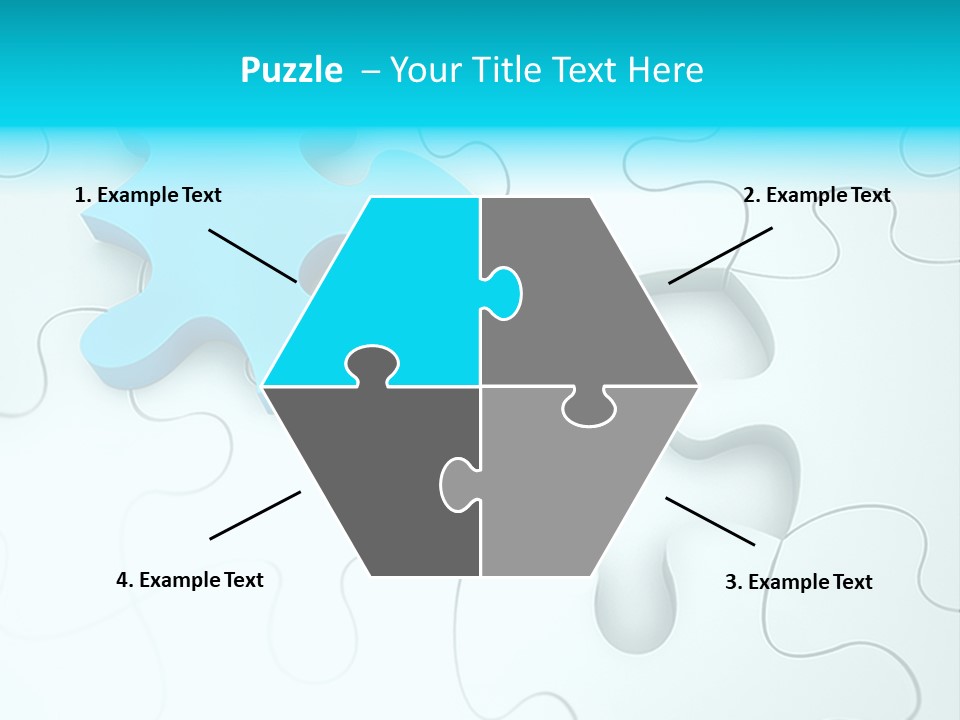 Symbol Assemble Brain PowerPoint Template