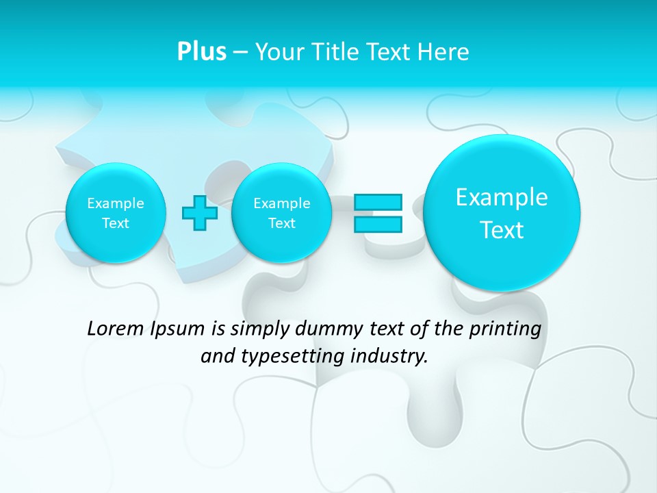 Symbol Assemble Brain PowerPoint Template