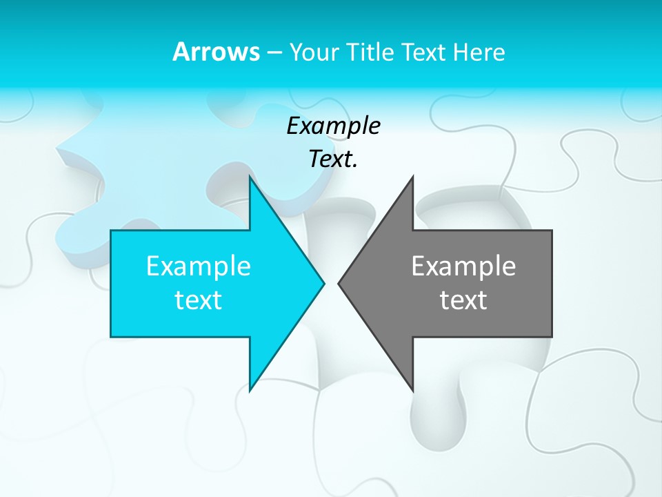 Symbol Assemble Brain PowerPoint Template