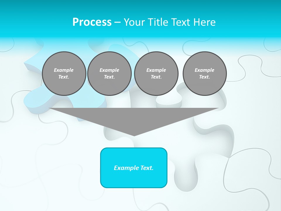 Symbol Assemble Brain PowerPoint Template