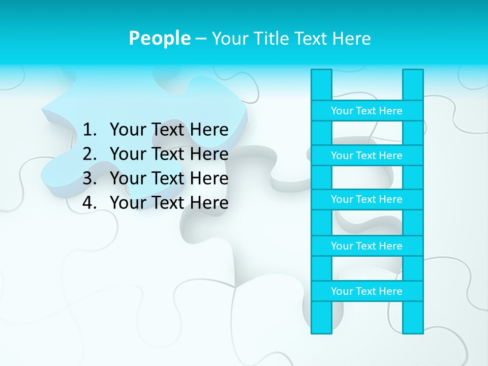 Symbol Assemble Brain PowerPoint Template