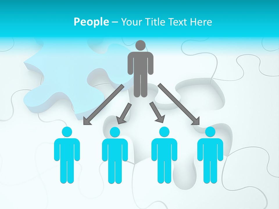 Symbol Assemble Brain PowerPoint Template