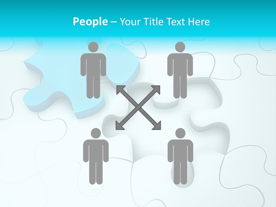 Symbol Assemble Brain PowerPoint Template