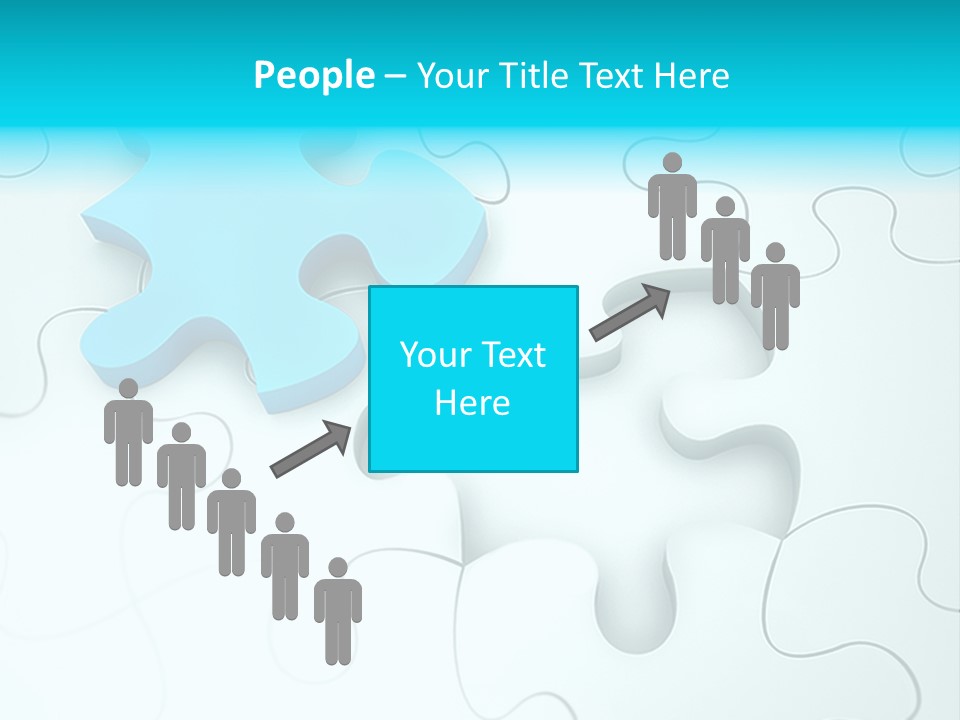 Symbol Assemble Brain PowerPoint Template