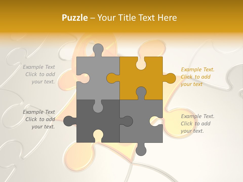 Reflexion Part Solves PowerPoint Template