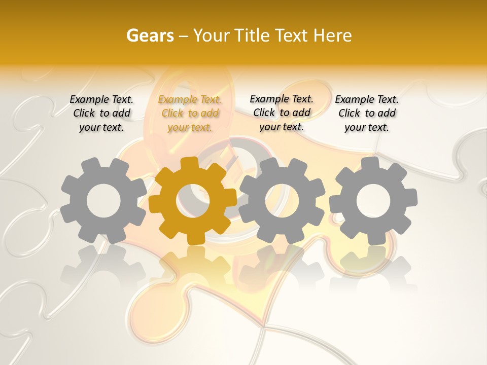 Reflexion Part Solves PowerPoint Template