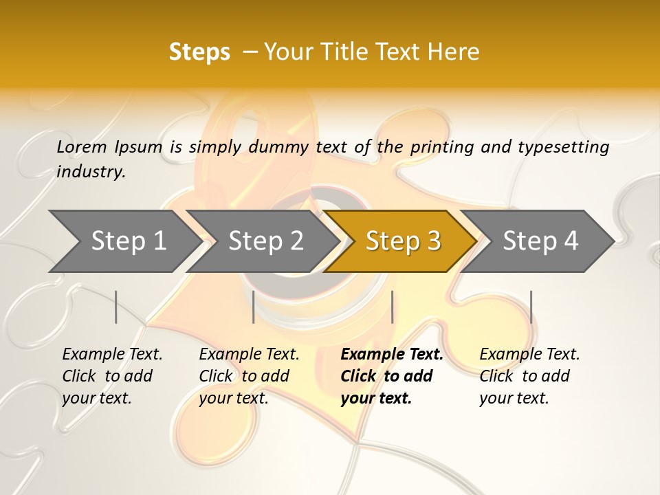 Reflexion Part Solves PowerPoint Template