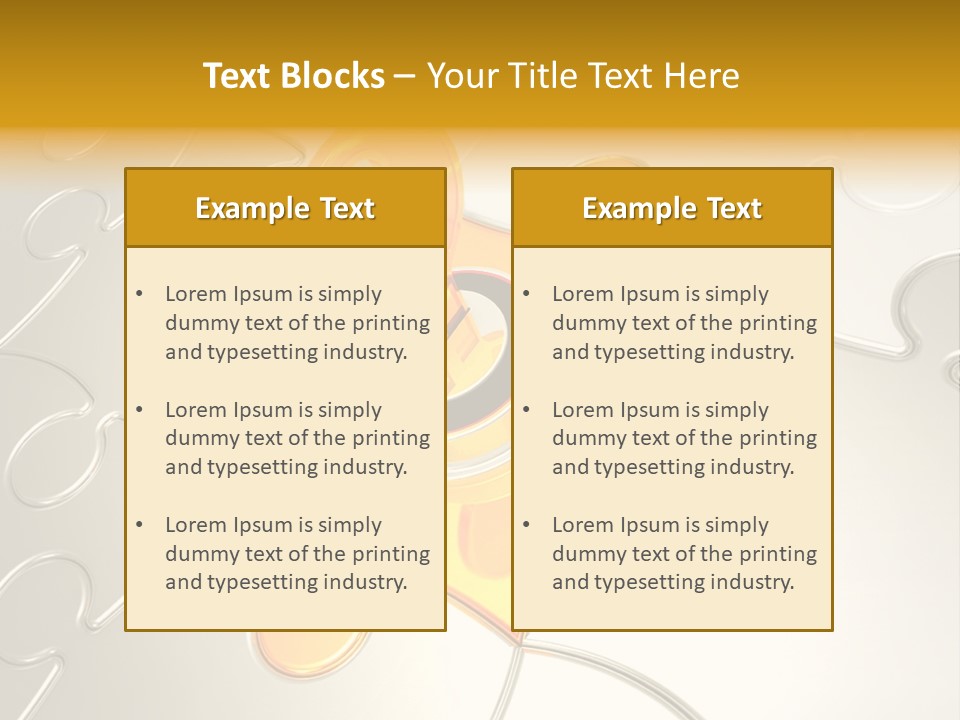 Reflexion Part Solves PowerPoint Template