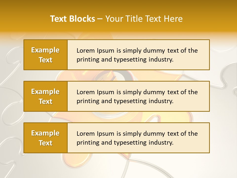Reflexion Part Solves PowerPoint Template